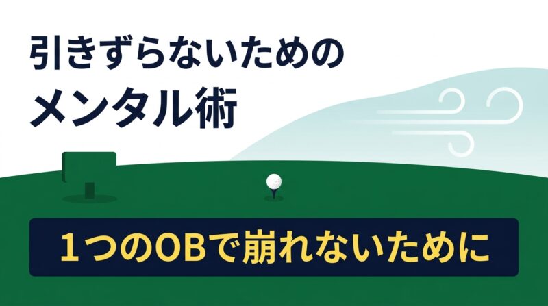 1回のOBで崩れる人、崩れない人｜ミスを引きずらないゴルフのメンタル術