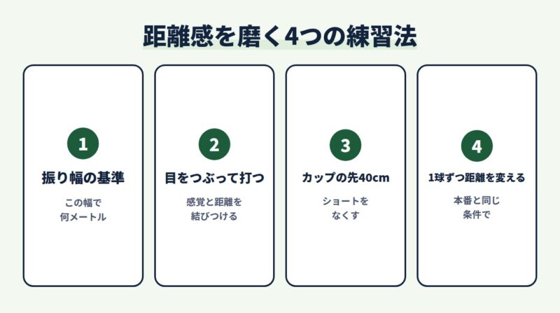 距離感を磨く4つの練習法