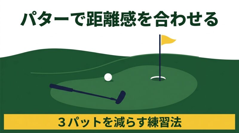 3パットが減らない人へ｜パターの距離感は「目」でつくる、今日からできる練習法