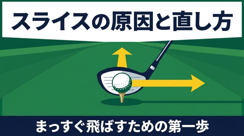 スライスを「左を向いて」ごまかしていませんか？｜原因を知ればボールはまっすぐ飛び始める